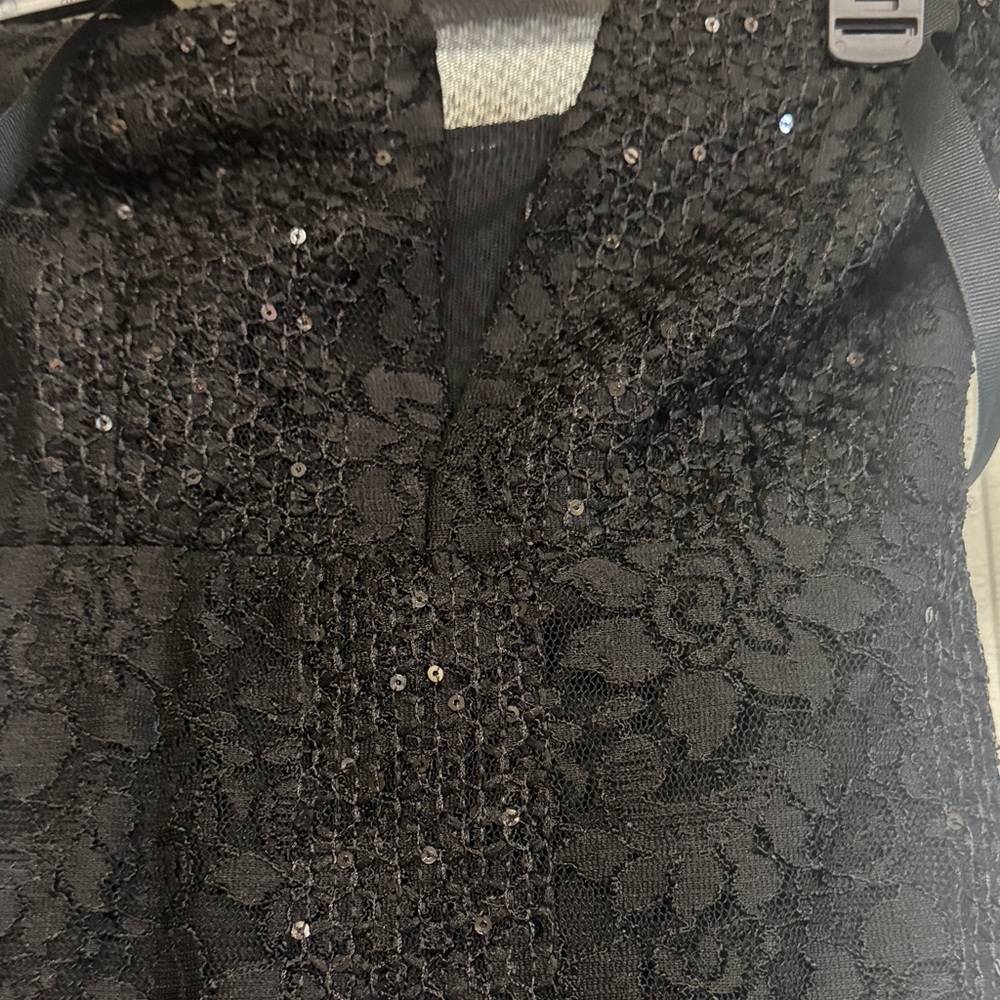 Elegant Black Lace Dress